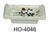 Yanco HO-4046 Honda Sauce Dish, Shape: Rectangular, Color: Three-Tone Green, Brown, Beige, Material: Melamine, Pack of 72