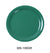 Yanco MS-109GR Mile Stone Narrow Rim Round Plate, Shape: Round, Color: Green, Material: Melamine, Pack of 24
