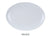 Yanco CO-214 Coupe Pattern Oval Platter, Shape: Oval, Color: White, Material: Melamine, Pack of 12