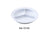 Yanco NS-701W Nessico Deep Compartment Plate, Shape: Round, Color: White, Material: Melamine, Pack of 24