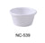 Yanco NC-539 Accessories Smooth Ramekin, 6 OZ, Melamine, Pack of 72 (6 Dz)