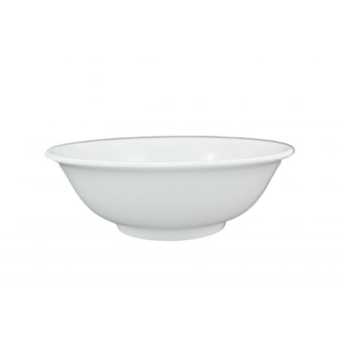 Thunder Group Melamine Western 96 OZ, 11" RIMLESS BOWL, WHITE,1 doz