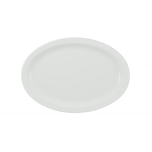 Thunder Group Melamine Western 15 1/2" X 10 7/8" NARROW RIM PLATTER, WHITE,1 doz