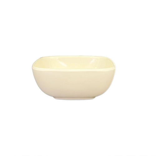 Thunder Group Melamine Western5 OZ, 3 1/2" X 3 1/2" ROUND SQUARE BOWL, 1 1/2" DEEP, PASSION PEARL, Pack of 12