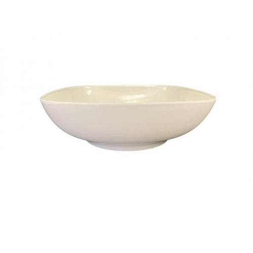 Thunder Group Melamine Western128 OZ, 11" X 11" ROUND SQUARE BOWL, 3 1/2" DEEP, PASSION PEARL, Pack of 6