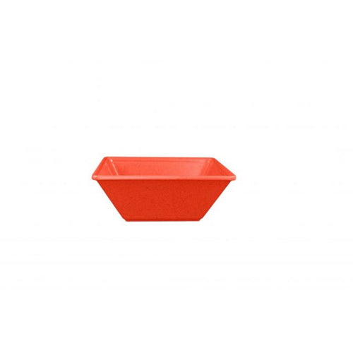 Thunder Group Melamine Western 23 OZ, 6" X 6" SQUARE BOWL, 2 1/8" DEEP, PASSION RED, Pack of 12