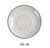 Yanco GB-36 Green Band Saucer for Yanco GB-35, Shape: Round, Color: White and Green, Material: China, Pack of 36