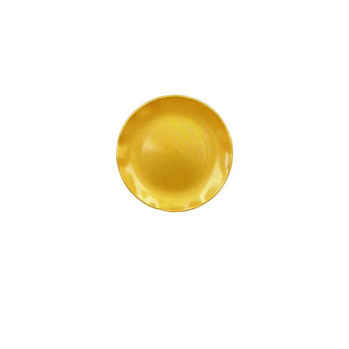 Thunder Group Melamine Western 8 1/8" SALAD PLATE, GOLD PEARL, Pack of 12