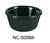 Yanco NC-509BK Fluted Ramekin, Melamine, Pack of 72 (6 Dz)