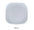 Yanco MD-412 Milando Square Plate, Shape: Square, Color: White, Material: Melamine, Pack of 12