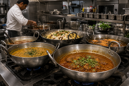Commercial Karahi & Deep Wok Buying Guide: Sizes, Materials & What Restaurants Actually Use (2026)