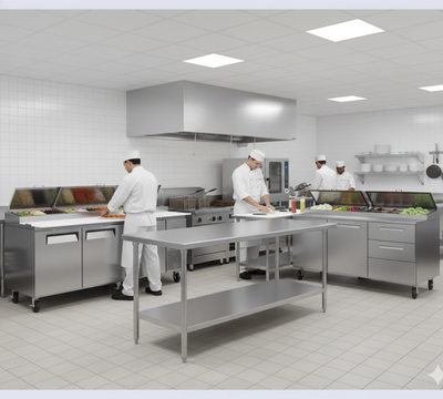 Commercial Work Tables and Stations