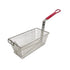 Adcraft Commercial Nickel-Plated Fry Basket with Color-Coded Handle