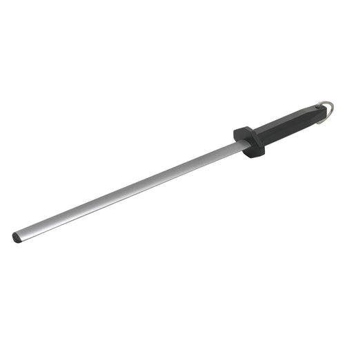 Sharpening Steel-Diamond, Oval-Winco KFP-122 - Acero 12"
