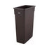 Winco PTC 23-Gallon Rectangle Slim Trash Can – Commercial-Grade Slender Waste Bin