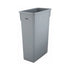 Winco PTC 23-Gallon Rectangle Slim Trash Can – Commercial-Grade Slender Waste Bin