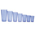Winco PTP Series Pebbled Tumblers (Price/Dz)