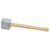 MT-4 - 2-Sided Meat Tenderizer, Aluminum with Wooden Handle