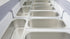 Omcan FR-CN-0014 71″ Thirteen Pan Gelato Dipping Cabinet with Flat Sneeze Guard and Pans