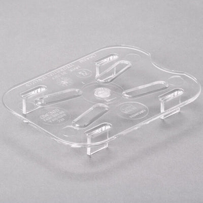 Cambro Camwear One Eighth Size Drain Shelf Clear ( Case of 6 )
