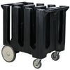 Cambro Commercial Enclosed Dish Cart for Safe Plate Storage and Transport