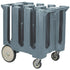 Cambro Commercial Enclosed Dish Cart for Safe Plate Storage and Transport