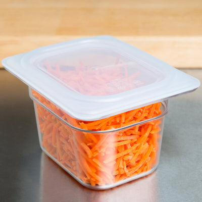 Cambro Camwear One Eighth Size Seal Cover Translucent ( Case of 6 )