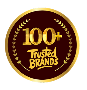 100+ Trusted Brands
