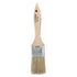Winco Flat Pastry & Basting Brushes with Natural Boar Bristles and Wooden Handles