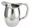 Winco Stainless Steel Bell Water Pitcher with Ice Catcher – Deluxe 2 Qt. & 3 Qt. Sizes Available