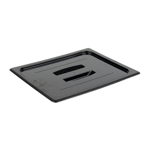 Cambro Camwear Half Size Food Pan Lid with Handle Black ( Case of 6 )