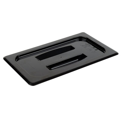Cambro Camwear Quarter Size Food Pan Lid with Handle Black ( Case of 6 )