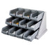Cambro Versa Food Bar® 12-Bin Organizer Rack
