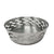 Stainless Steel Mirror Finish Round Bread Basket With Zig Zag Design