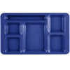 Cambro Camwear 9 x 15 ( 2 x 2 ) Six Compartment School Cafeteria Tray ( Case of 24 )