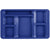 Cambro Camwear 9 x 15 ( 2 x 2 ) Six Compartment School Cafeteria Tray ( Case of 24 )
