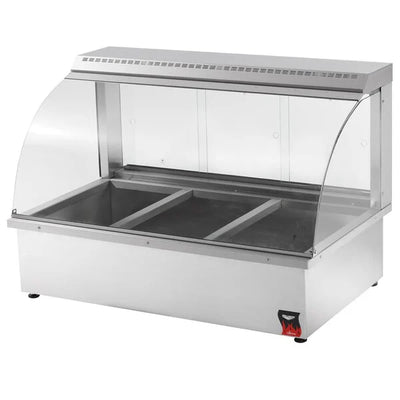 Vollrath 40732 Cayenne Heated Deli Display Case, 43" Countertop, Wet/Dry Heat, 120V