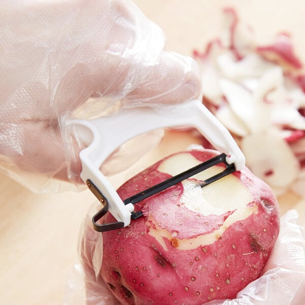 Dexter-Russell Basics peeler with slip-resistant polypropylene handle