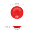 Thunder Group Melamine Western 12 OZ, 10 1/4 PASTA BOWL, 1-doz