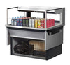 Turbo Air TOM-36L-UFD-S-1SI-N Drop-In Horizontal Open Display Case, 4.6 cu. ft.