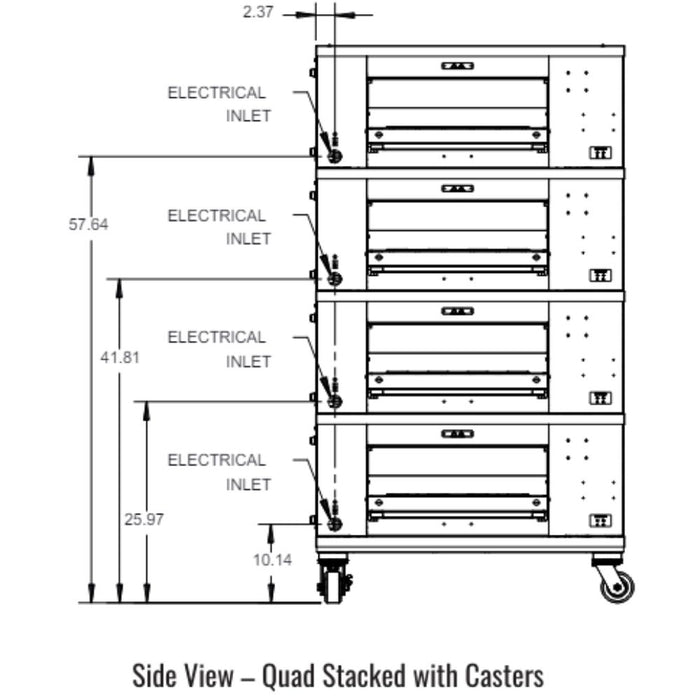 Middleby Marshall DZ55T CTX Electric Infrared Conveyor Oven - Single/Double/Triple/Quad Stack options Available