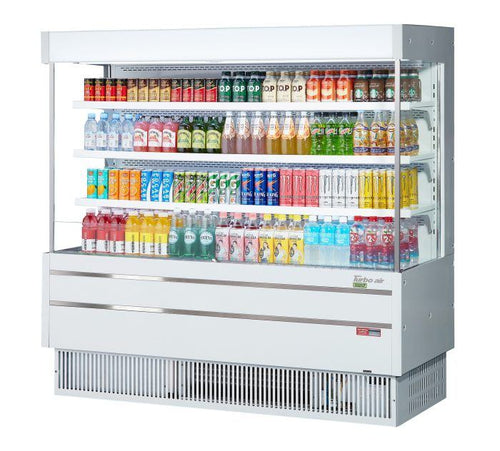 Turbo Air TOM-60MSEW(B)-N Vertical Air Curtain Open Display Merchandiser, 17.2 cu. ft.