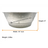 Heavy Duty Strainer / Rice Jali Aluminium (Colander) also known as Boya,  Available in multiple sizes