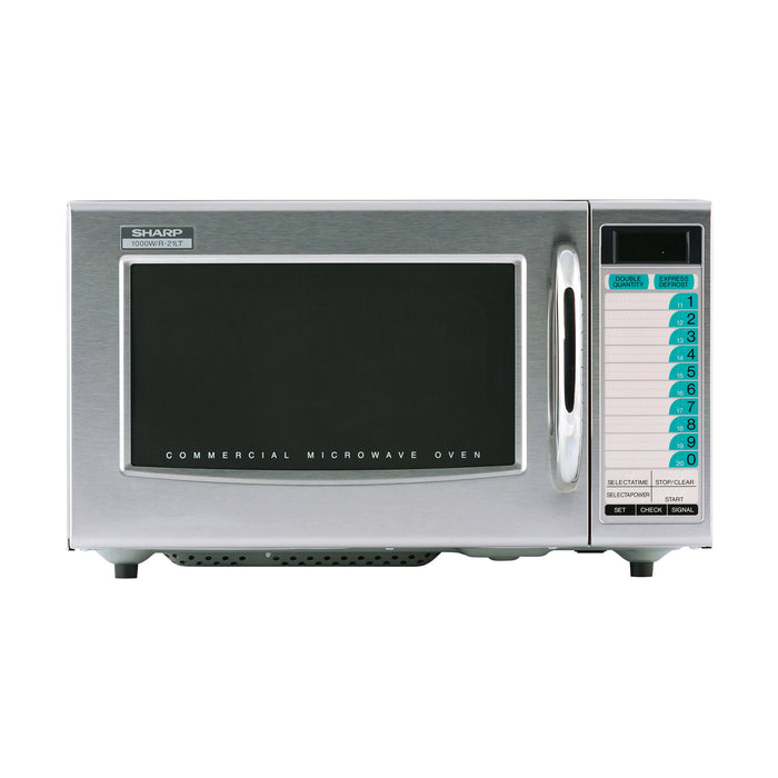 Medium-Duty Commercial Microwave Oven with 1000 Watts (R21LTF) by Sharp