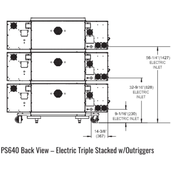 Middleby Marshall PS640 Electric or Gas WOW! Impingement Conveyor Oven - Single/Double/Triple Stack options Available