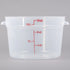 Cambro Translucent Round Food Storage Container ( Case of 6 )