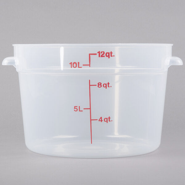 Cambro Translucent Round Food Storage Container ( Case of 6 )