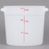 Cambro Poly Round Food Storage Container White ( Case of 12 )
