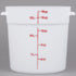 Cambro Poly Round Food Storage Container White ( Case of 6 )