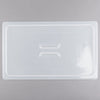 Cambro Translucent Full Size Polypropylene Food Pan Lid with Handle ( Case of 6 )